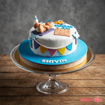 1 Month Birthday Cake