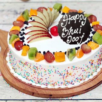 bhai dooj mixed fruit cake