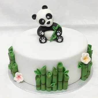 panda theme cake