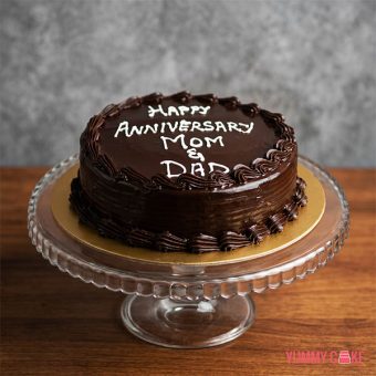 Parents Anniversary Chocolate Cake