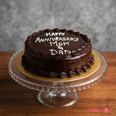 Parents Anniversary Chocolate Cake