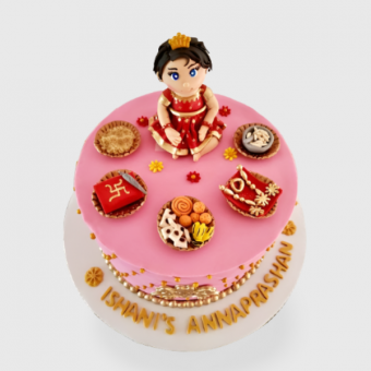 annaprashan rice ceremony cake