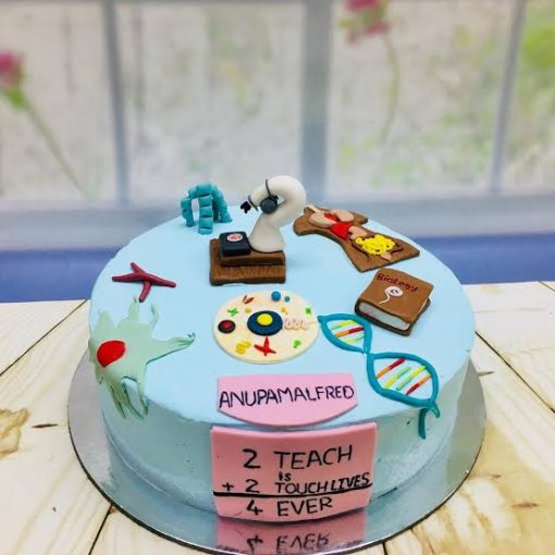 birthday cake for biology teacher
