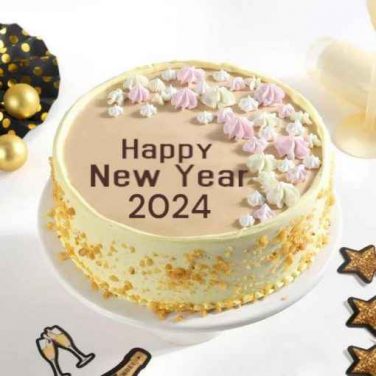 SImple New year Cake 2024