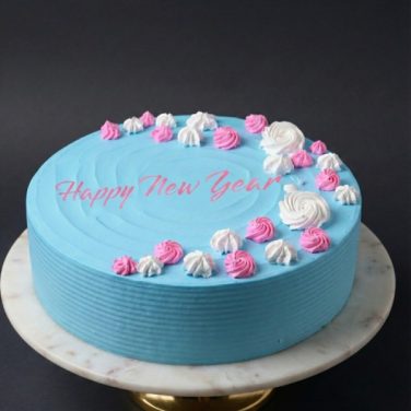 beautiful new year cake