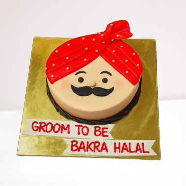 Bakra Halal Cake for Groom to be