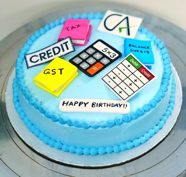 7.5 Accountant Male Accountant Personalised Edible Icing Cake Topper :  Amazon.co.uk: Grocery