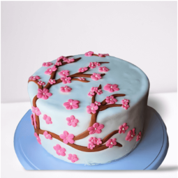 cherry blossom cake design