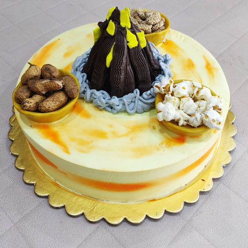 delightful lohri special cake