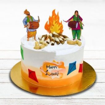 lohri celebration cake design