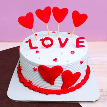 forever love cake for valentines day