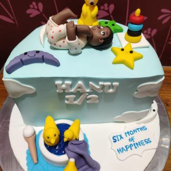 half cake design