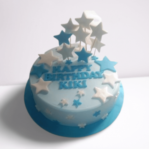 star theme birthday cake design