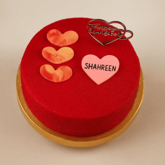 Classic Velvet Birthday Cake