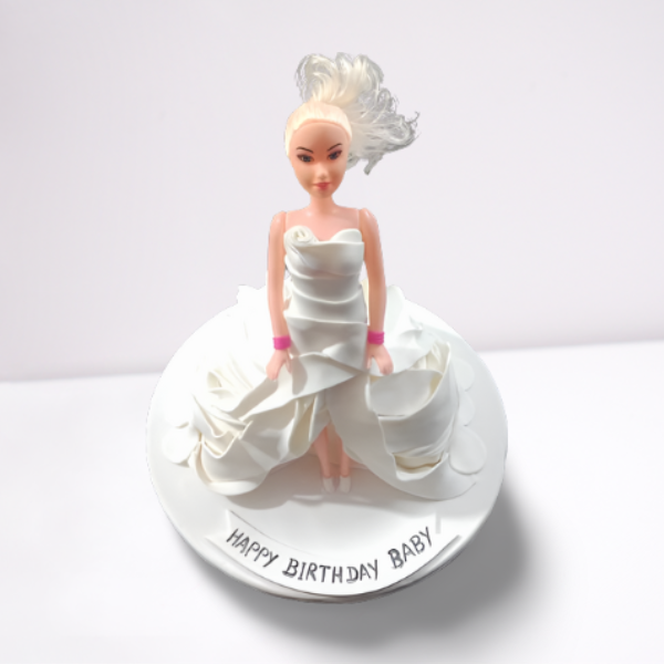 Barbie Photo Cake(1kg) - Online Cake Delivery in India | Online Flower  Bouquet Delivery in India