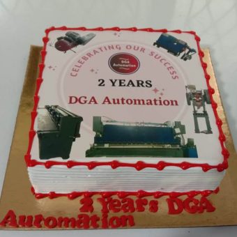 celebrating success cake