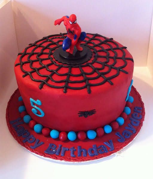 SPIDERMAN PERSONALISED BIRTHDAY PARTY EDIBLE CAKE TOPPER & CUPCAKE  TOPPERS SV704 | eBay