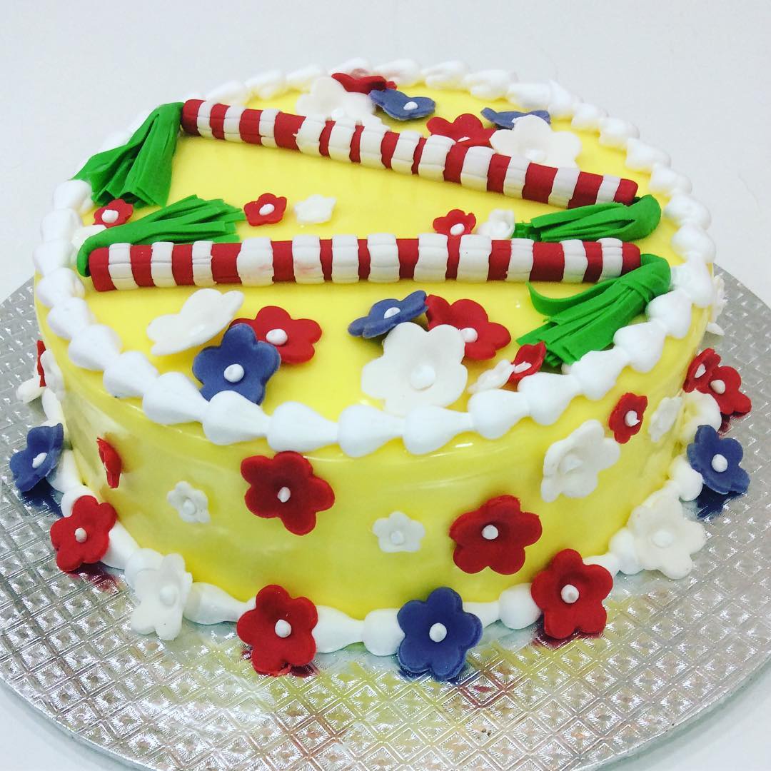 Navratri Cake  Decorated Cake by Visha  CakesDecor