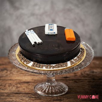 Cigarette and Lighter Cake