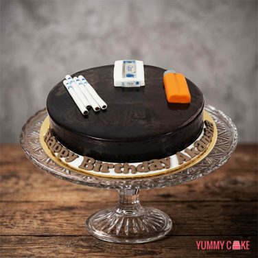 Cigarette and Lighter Cake
