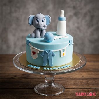 Baby Elephant Theme Cake
