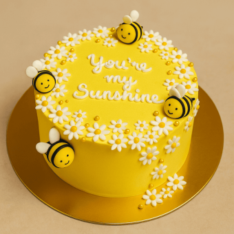 Honey Bee Theme Cake