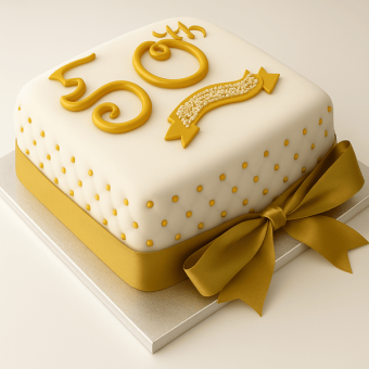 50 years celebration cake