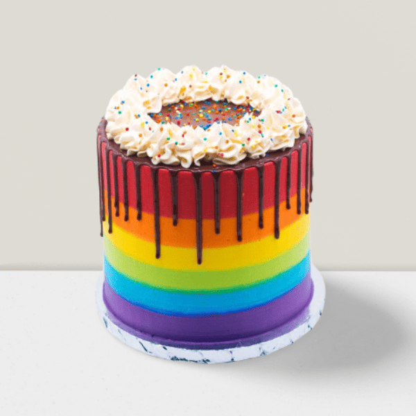 Pretty Cake Designs for Any Celebration : Mix Pastel Rainbow Fun Cake