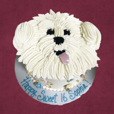 dog style birthday cake design