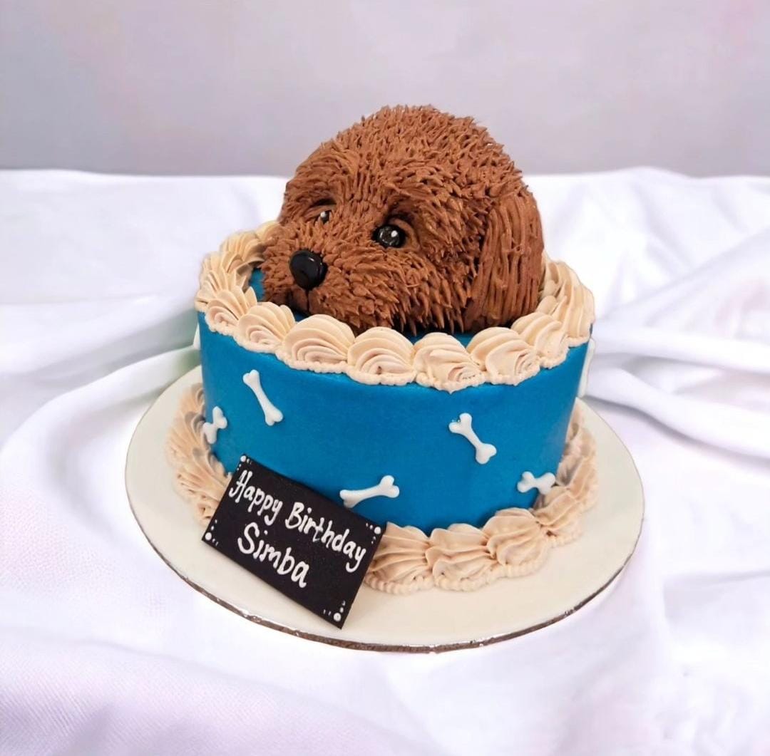 Order/Send Dog Theme Cake Online | Yummycake