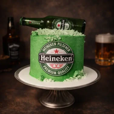 heineken birthday cake
