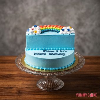 One and Half Year Birthday Cake