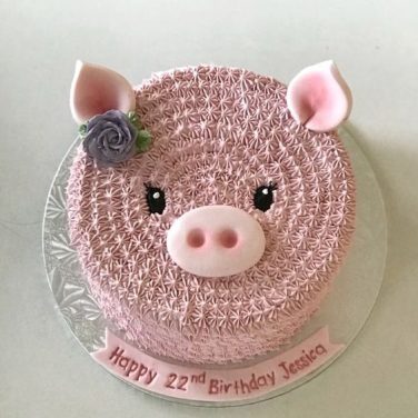 pig face cake design