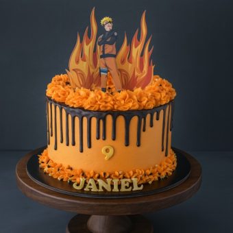 naruto birthday cake design