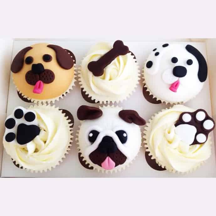 Paw-Friendly Cupcakes [Set of 4 & 6] | Yummycake