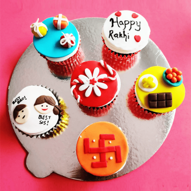 raksha bandhan theme cupcakes