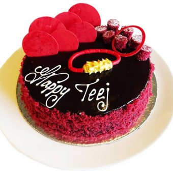 teej special red velvet cake