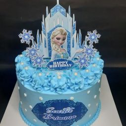 frozen theme cake