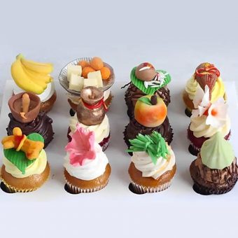 12 cupcakes for ganesh chaturthi