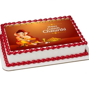 ganesh chaturthi special edible photo cake