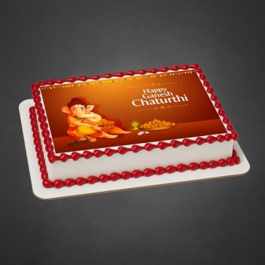 ganesh chaturthi special edible photo cake