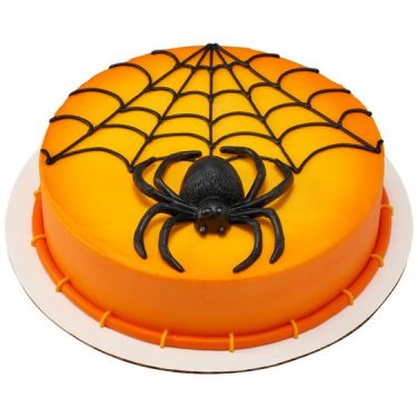 spider web cake design