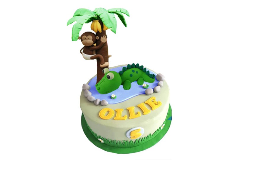 Crocodile Cake | 3D crocodile birthday cake | Ali Kennard | Flickr