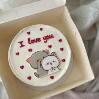 I love you bento cake