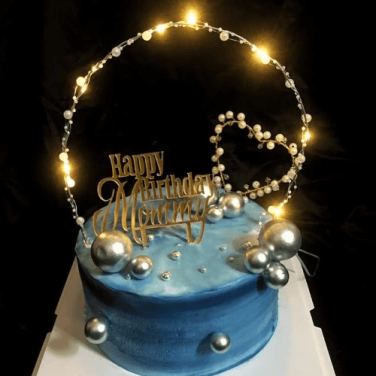 led light birthday cake