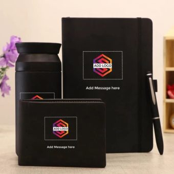 Bottle Diary & Wallet Corporate Gift Set