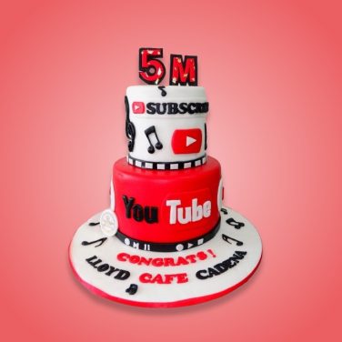 5 Million YouTube Subscriber Cake