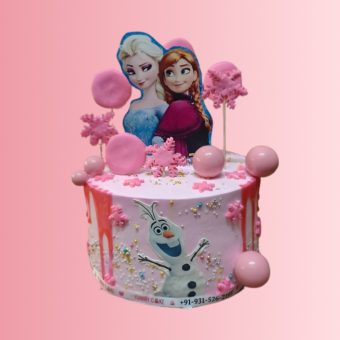 elsa anna frozen fantasy cake