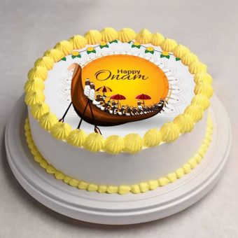 onam photo cake