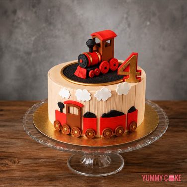 Train Theme Cake